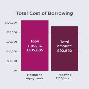 Total Cost of Borrowing chart