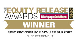 Equity Release Awards 2016 WINNER - Best Provider for Adviser Support
