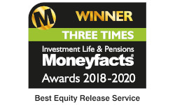 MoneyFacts Three Times Best Equity Release Service 2020