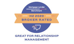 Mortgage Lender Benchmark - H2 2020 Broker Rated - Great For Relationship Management