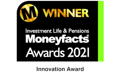 WINNER - Investment in Life & Pensions - Moneyfacts Awards 2021 - Innovation Award